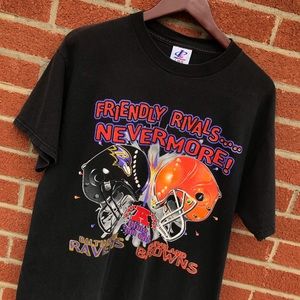 Vintage Cleveland Browns Baltimore ravens tee